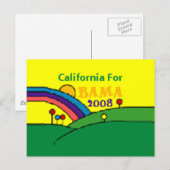 California Rainbow Postcard Postkarte (Vorne/Hinten)