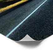 California Rat Rod Car Skeletts Driver Poster (Ecke)