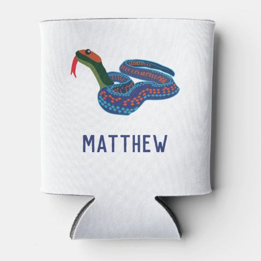 California Red Sided Garter Snake Personalisiert Dosenkühler (Vorderseite)