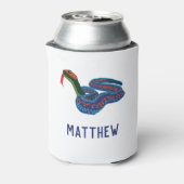 California Red Sided Garter Snake Personalisiert Dosenkühler (Kanne Rückseite)