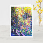 California Redwoods Karte (Gelbe Blume)