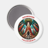 California Redwoods Magnet (Vorderseite/Rückseite)