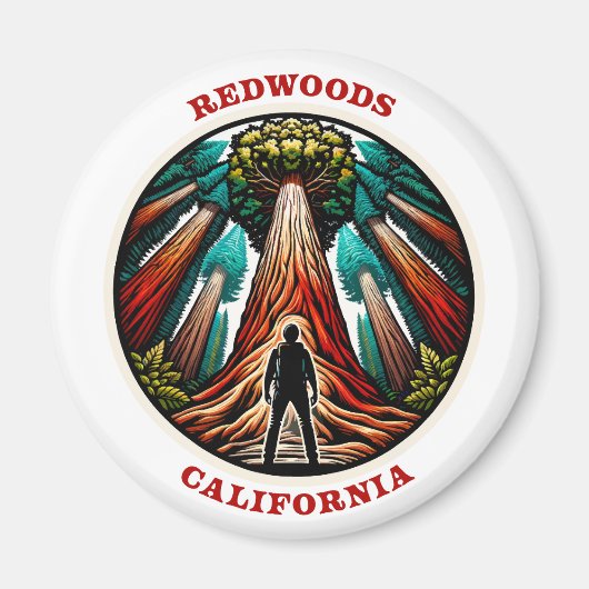 California Redwoods Magnet (Vorne)