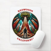 California Redwoods Mousepad (Mit Mouse)