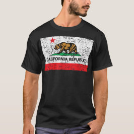 California Republic Cali Flag T - Shirt Socal Norc
