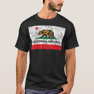 California Republic Cali Flag T - Shirt Socal Norc