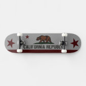 California Republic Carbon Fiber Skateboard Deck (Horizontal)
