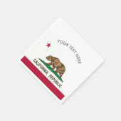 California Republic flag Zollservietten-Party-Serv Serviette (Ecke)