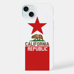 CALIFORNIA REPUBLIC Staatsflagge Dekoration iPhone 15 Plus Hülle
