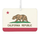 California Republic state flag car air freshener Autolufterfrischer (Rückseite)