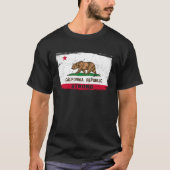 California Republic Strong Flag Cool CA Flags for  T-Shirt (Vorderseite)