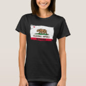 California Republic Strong Flag Cool CA Flags for  T-Shirt (Vorderseite)