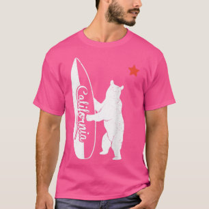 California Republic Surf Bear Shirt Vintag Cali