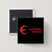 California Resisted Square Button Black (Vorne & Hinten)