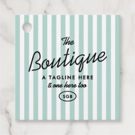 California Resort Strickte Boutique Square Tag Geschenkanhänger