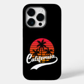 California Retro Case-Mate iPhone 14 Pro Fall Hülle (Rückseite)