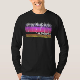 California Retro Style Vintag Beach Surset Sunset  T-Shirt