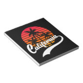 California Retro Sunset Notepad Notizblock (angewinkelt)