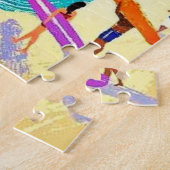 California Retro Surfer Girl Puzzle (Seite)