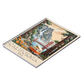 California Road Trip Vintage 3D Textured Landscape Notizblock (Linke Seite)