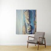 California Rocky Coastline Landschaftlich Wandteppich (Beispiel)