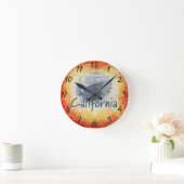 California Round Clock Runde Wanduhr (Zuhause)