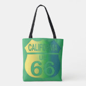 California Route 66 Einkaufstasche. Lebensmittelta Tasche (Rückseite)