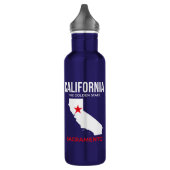 California, Sacramento – The Golden State, USA Edelstahlflasche (Links)