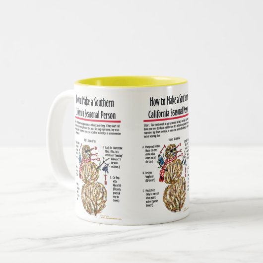 California Saisonale Tasse (Vorderseite Links)