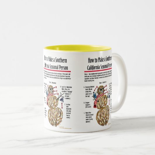 California Saisonale Tasse (VorderseiteRechts)