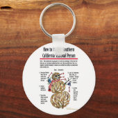 California Saisonaler Schlüsselanhänger (Vorderseite)