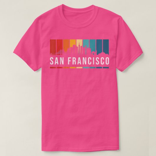 California San Francisco City Geschenkbrücke Souve T-Shirt (Design vorne)