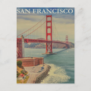 California San Francisco Vintag Postcard Postkarte