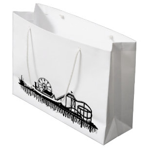 California Santa Monica CA Pier Beach Ferris Wheel Große Geschenktüte