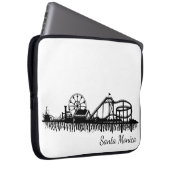 California Santa Monica CA Pier Beach Ferris Wheel Laptopschutzhülle (Vorne Rechts)