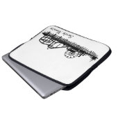 California Santa Monica CA Pier Beach Ferris Wheel Laptopschutzhülle (Vorne Knopf)