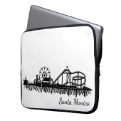 California Santa Monica CA Pier Beach Ferris Wheel Laptopschutzhülle (Vorderseite Links)