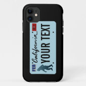 California Sasquatch License Plate Case-Mate iPhone Hülle (Rückseite)