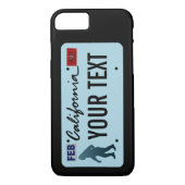 California Sasquatch License Plate Case-Mate iPhone Hülle (Rückseite)