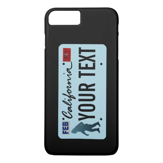 California Sasquatch License Plate Case-Mate iPhone Hülle (Rückseite)