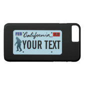 California Sasquatch License Plate Case-Mate iPhone Hülle (Rückseite (Horizontal))
