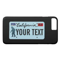 California Sasquatch License Plate