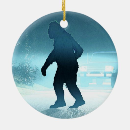 California Sasquatch License Plate Keramikornament (Hinten)