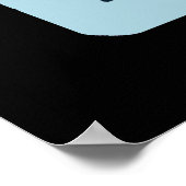 California Sasquatch License Plate Poster (Ecke)