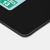 California Sasquatch License Plate Schreibtischunterlage (Ecke)