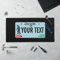 California Sasquatch License Plate