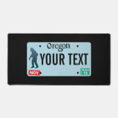 California Sasquatch License Plate Schreibtischunterlage (Vorderseite)