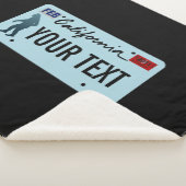 California Sasquatch License Plate Sherpadecke (3/4)