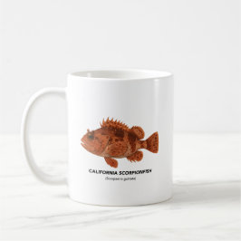 California Scorpionfish - Meerestiere in Kaliforni Kaffeetasse
