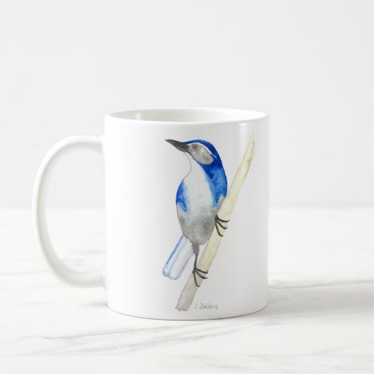 California Scrub Jay Kaffeetasse (Links)